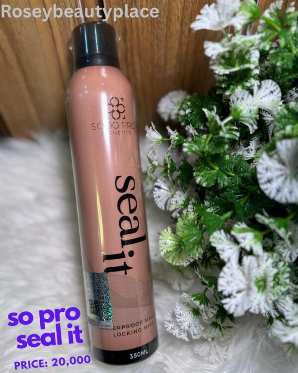 So Pro Seal It Spray: Ultimate Spray for Long-Lasting Makeup.